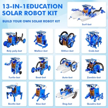 STEM 13-in-1 Solar Power Robots Kit for Kids