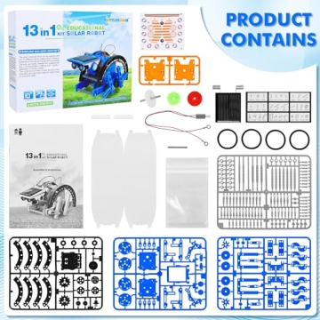 STEM 13-in-1 Solar Power Robots Kit for Kids