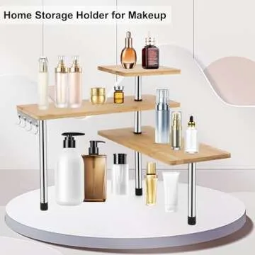 Versatile 3-Tier Corner Shelf for Small Spaces