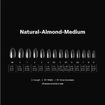 Apres Nail Gel-X Natural Almond Tips | 600 Premium Tips