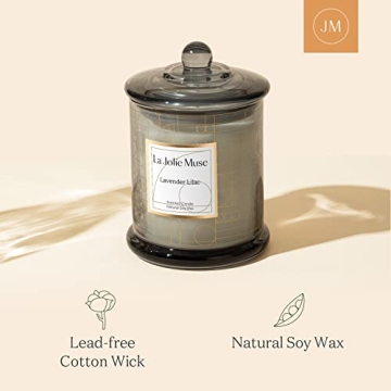 Lavender Lily Candle Gift - Luxury Aromatherapy Experience