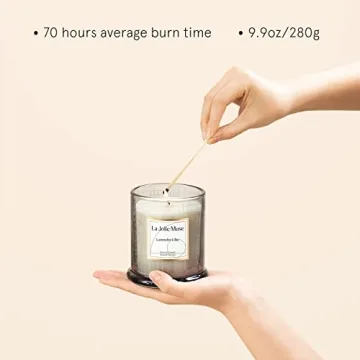 Lavender Lily Candle Gift - Luxury Aromatherapy Experience