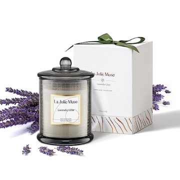 Lavender Lily Candle Gift - Luxury Aromatherapy Experience