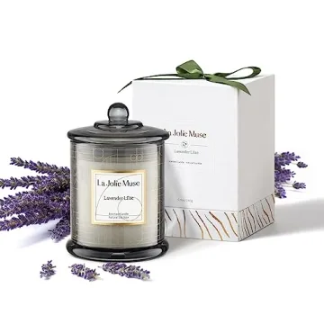 Lavender Lily Candle Gift - Luxury Aromatherapy Experience