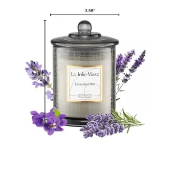 Lavender Lily Candle Gift - Luxury Aromatherapy Experience