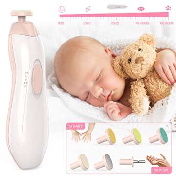Comprehensive Baby Healthcare and Grooming Kit 18 in 1 with Electric Nail Trimmer & Travel Bag