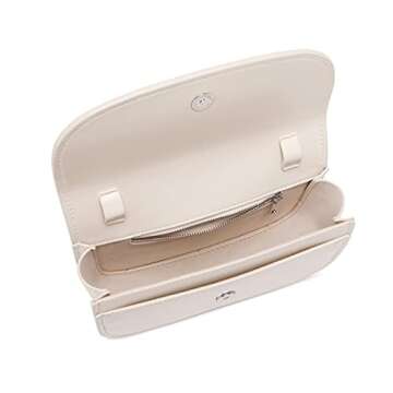 Leanoria Vegan Leather Retro Shoulder Bag with Straps