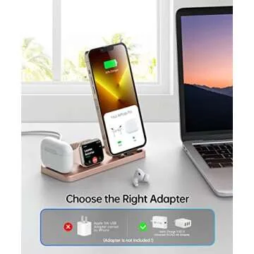 Ultra Portable 3 in 1 Charging Stand for Apple Devices