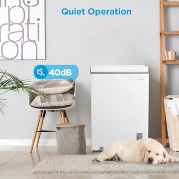 Midea 3.5 Cu.ft Chest Freezer - Compact & Efficient