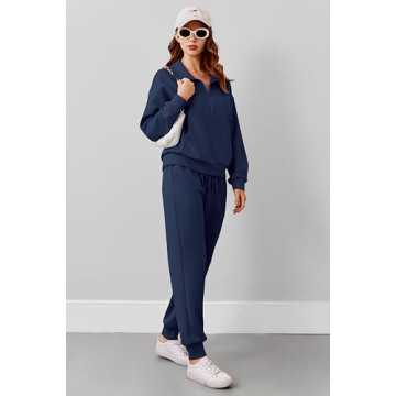 Stylish PINSPARK Women's 2 Piece Jogger Lounge Set