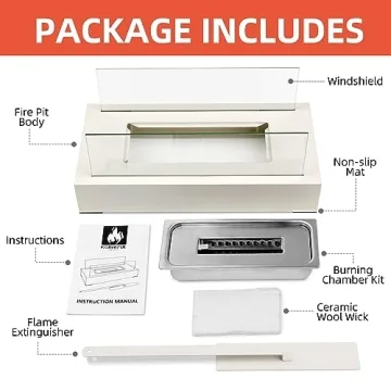 Portable Tabletop Fire Pit for Indoor Outdoor Ambiance