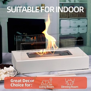 Portable Tabletop Fire Pit for Indoor Outdoor Ambiance