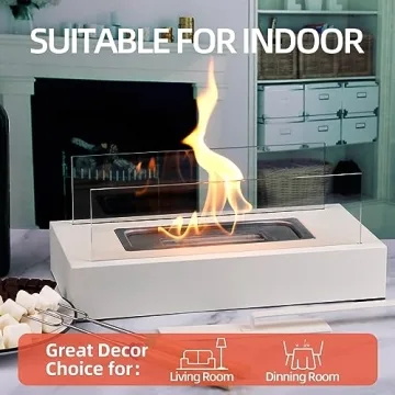 Portable Tabletop Fire Pit for Indoor Outdoor Ambiance
