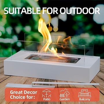 Portable Tabletop Fire Pit for Indoor Outdoor Ambiance