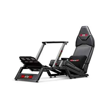Next Level Racing F-GT Racing Simulator Cockpit. Formula and GT racing simulator cockpit compatible ...