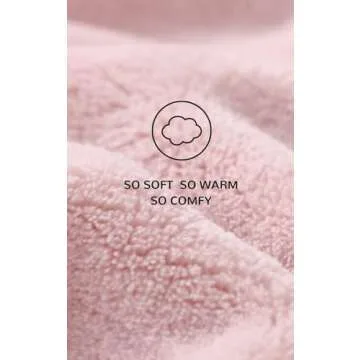 Kiddook Girls' Flannel Clothes Set for Winter Warmth