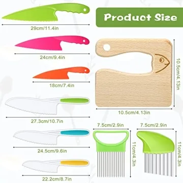 Wooden Children Kitchen Knife Set for Safe Cooking Fun