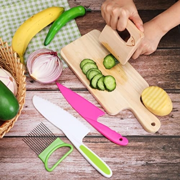 Wooden Children Kitchen Knife Set for Safe Cooking Fun