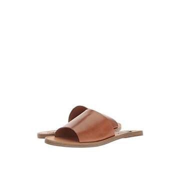 Steve Madden Grace Flat Sandal for Women in Cognac