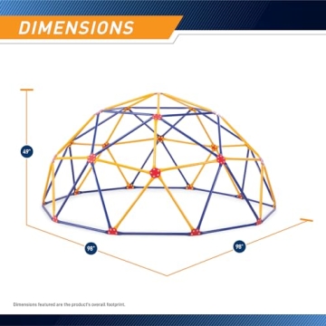 EASY OUTDOOR Space Dome Climber for Kids 3-9 - 1000 lb Capacity