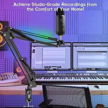 ZealSound RGB Mic Arm Stand for Gaming and Podcasting