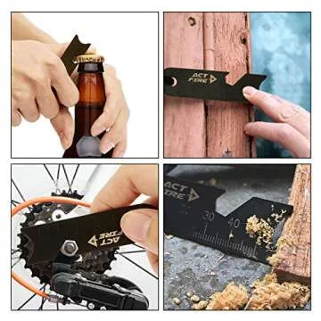 Fire Starter and Steel Ferro Rods Magnesium Fire Starter Sticks Kit Survival Tool Emergency Fire Starter, 3/8" & 1/2" Thick with Wood Handle 5 Cotton Balls Jute Twine for Hiking Camping Survival