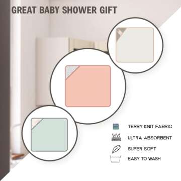 MODERN BABY Hooded Bath Towels for Infants & Toddlers