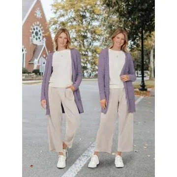 Winter Long Sleeve Soft Chunky Knit Cardigan for Women