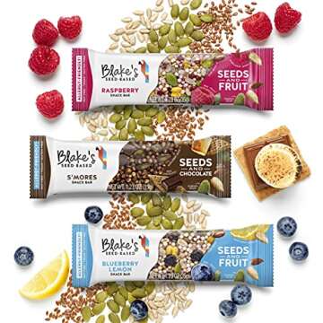 Blake’s Seed Based Snack Bar – Variety Pack (9 Bars), Nut Free, Gluten Free, Dairy Free & Vegan,...