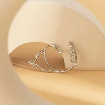 Asphinien Gothic Elves Ear Cuffs - Non-Pierced Fantasy Jewelry