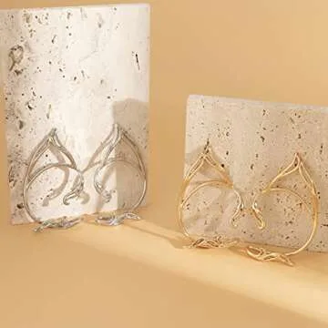 Asphinien Gothic Elves Ear Cuffs - Non-Pierced Fantasy Jewelry