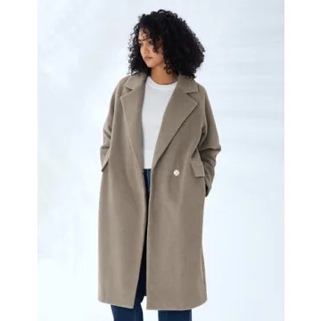 S・DEER Women's Stylish Winter Lapel Long Coat for Comfy Wardrobe Upgrade
