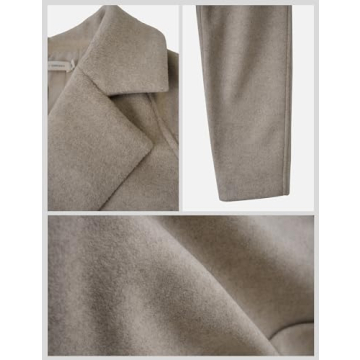 S・DEER Women's Stylish Winter Lapel Long Coat for Comfy Wardrobe Upgrade