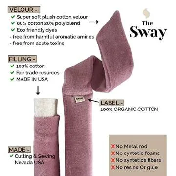 Hair Curling Ribbon Wrap: The Original Sway Heatless Curling Ribbons | Luxe Velour | Mane Label Hair Co. (Tangerine)