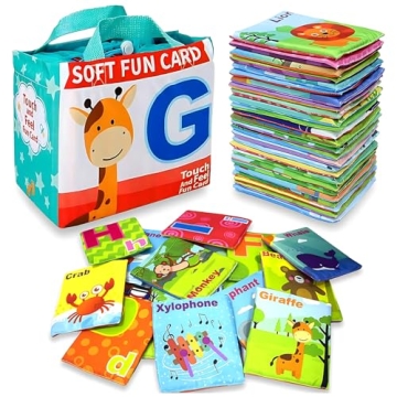 Adpartner Soft Alphabet Cards Toy for Early Learning
