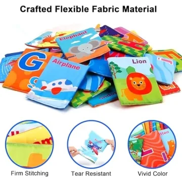 Adpartner Soft Alphabet Cards Toy for Early Learning