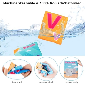 Adpartner Soft Alphabet Cards Toy for Early Learning