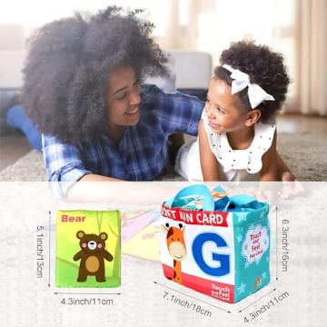 Adpartner Soft Alphabet Cards Toy for Early Learning