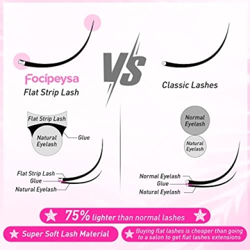 Focipeysa Mink Lashes Multipack 3D Natural Look - 7 Pairs