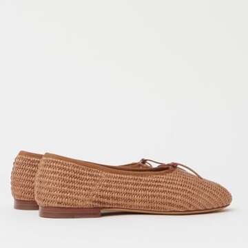 Stylish IBDPOSH Brown Ballet Flats with Comfortable Design