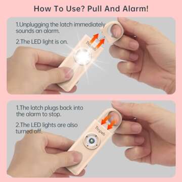 Original Self Defense for Women - Personal Alarm for Women - Recommended by Police - Loud Siren Bird...