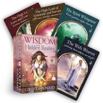 Wisdom of the Hidden Realms Oracle Cards: A 44-Card Deck and Guidebook for Spiritual Guidance, Peace...