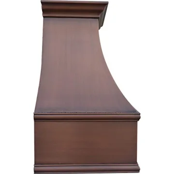 Elegant SINDA Hammered Copper Range Hood for Kitchens