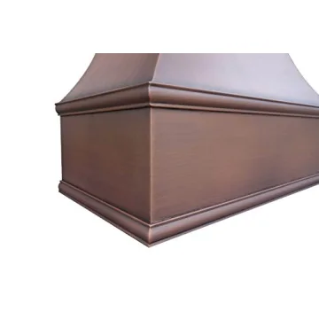 Elegant SINDA Hammered Copper Range Hood for Kitchens