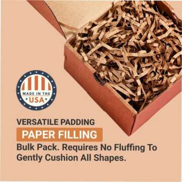 AVIDITI Crinkle Cut Paper Shred Filler 10 lb Case | Shredded for Box Package, Stuffing, Bag, Packing, Gift Wrapping, Basket Shreds, Confetti, Holidays, Crafts, and Decoration, Black