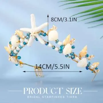 Discover the Bartosi Seashell Crown for Weddings