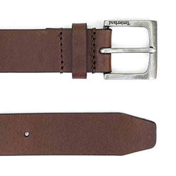 Timberland Men's Classic Leather Belt, 1.35 Inches Wide