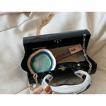 Stylish Acrylic Clutch Tote Bag for Women - Versatile Handbag