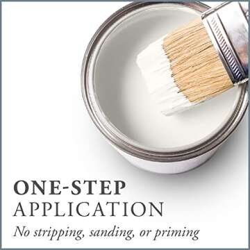 AMY HOWARD AT HOME Chalk-Based One Step Paint for Furniture, Cabinetry, Decor, Finish, and More | No...