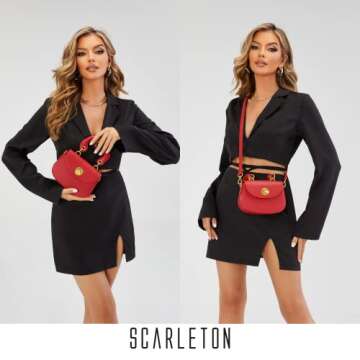 Chic Scarleton Crossbody Bag for Women - Versatile Styling